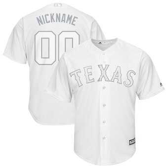 Texas Rangers Majestic 2019 Players' Weekend Cool Base Roster Customized White Jersey,We sell and wholesale Texas Rangers Majestic 2019 Players' Weekend Cool Base Roster Customized White Jersey on line form chian!
